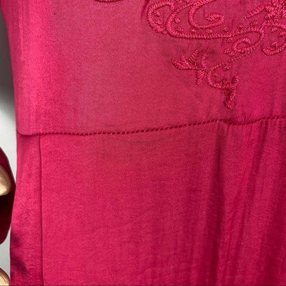 FREE PEOPLE EMBROIDERED HIGH SLIT TUNIC TOP - Picture 6 of 11